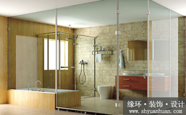 上海二手房装修卫生间选淋浴房还是浴缸呢_缘环装潢.jpg