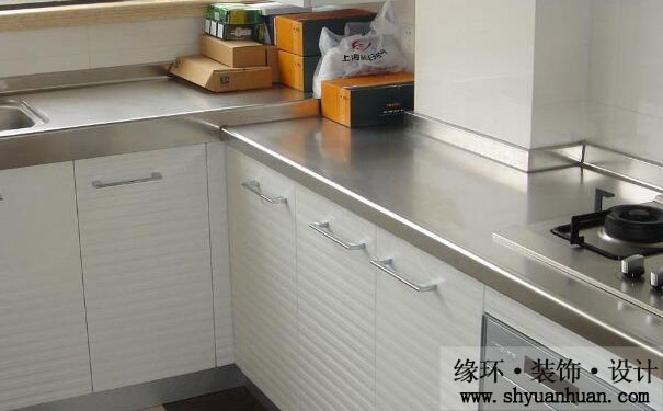 上海二手房装修厨房台面石英石和不锈钢选哪种好呢_缘环装潢5.jpg