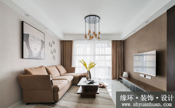 上海二手房装修客厅吊顶设计方案，你喜欢哪一种呢_缘环装饰.jpg