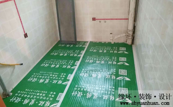 上海二手房装修橱柜后贴瓷砖的实景照片_缘环装饰.jpg