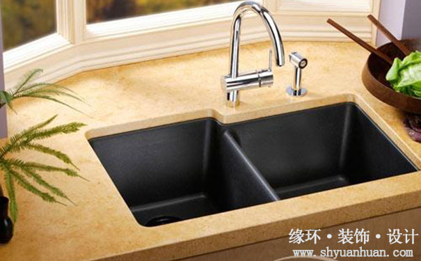 上海二手房装修厨柜的人造石水槽_缘环装潢.jpg