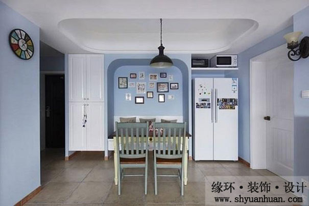 上海二手房装修冰箱放在餐厅_缘环装潢.jpg