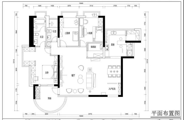 家居装修设计平面图